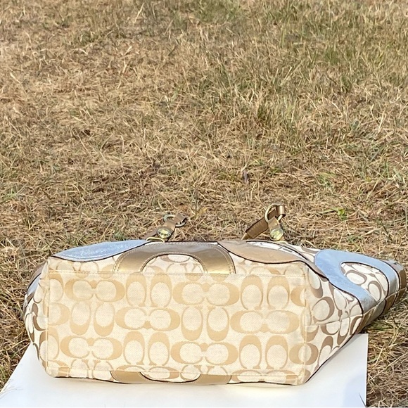 🔷FANTASTIC🔹COACH F16180 CARLY PIECED PATCHWORK TOTE BAG - Picture 10 of 11